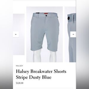 Halsey Blue stripe Golf Shorts. Size 32